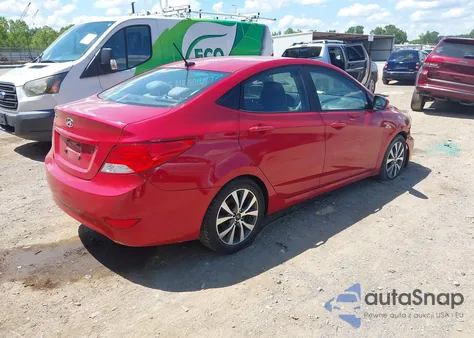 2017 Hyundai Accent Value Edition z USA, uszkodzony, nr VIN KMHCT4AEXHU336311